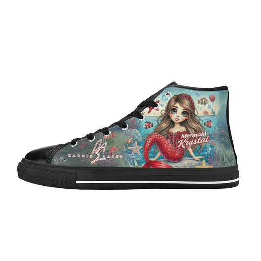 MAURISSAINT MERMAID KRYSTAL - HIGH TOP KIDS' SHOES ⭐⭐⭐⭐⭐
