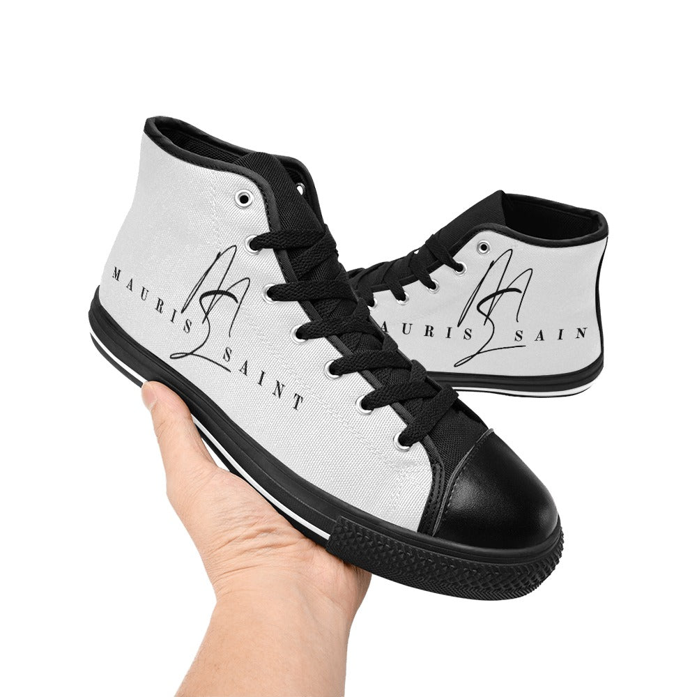 MAURISSAINT WHITE - CANVAS MEN'S SHOES ⭐⭐⭐⭐⭐