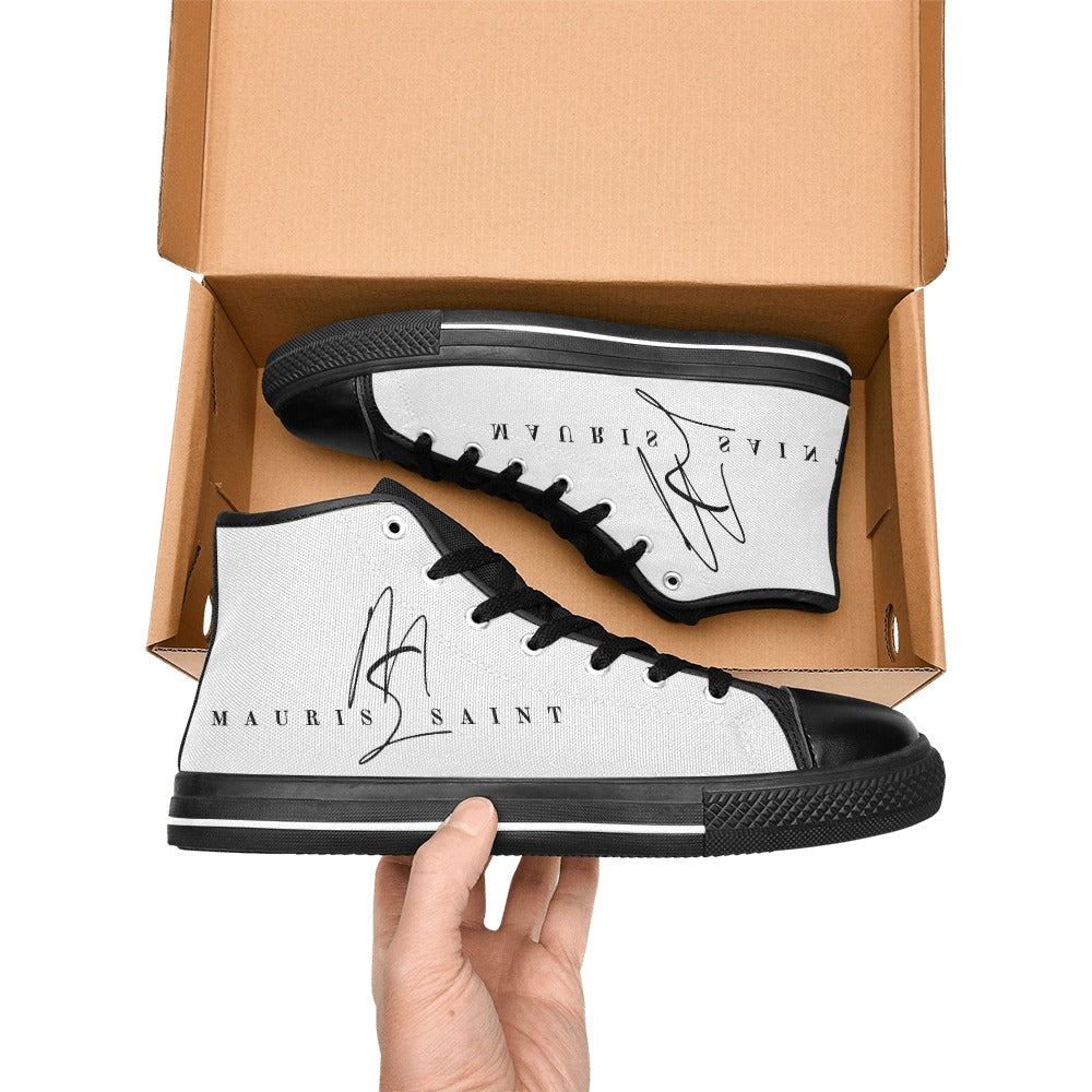 MAURISSAINT WHITE - CANVAS MEN'S SHOES ⭐⭐⭐⭐⭐