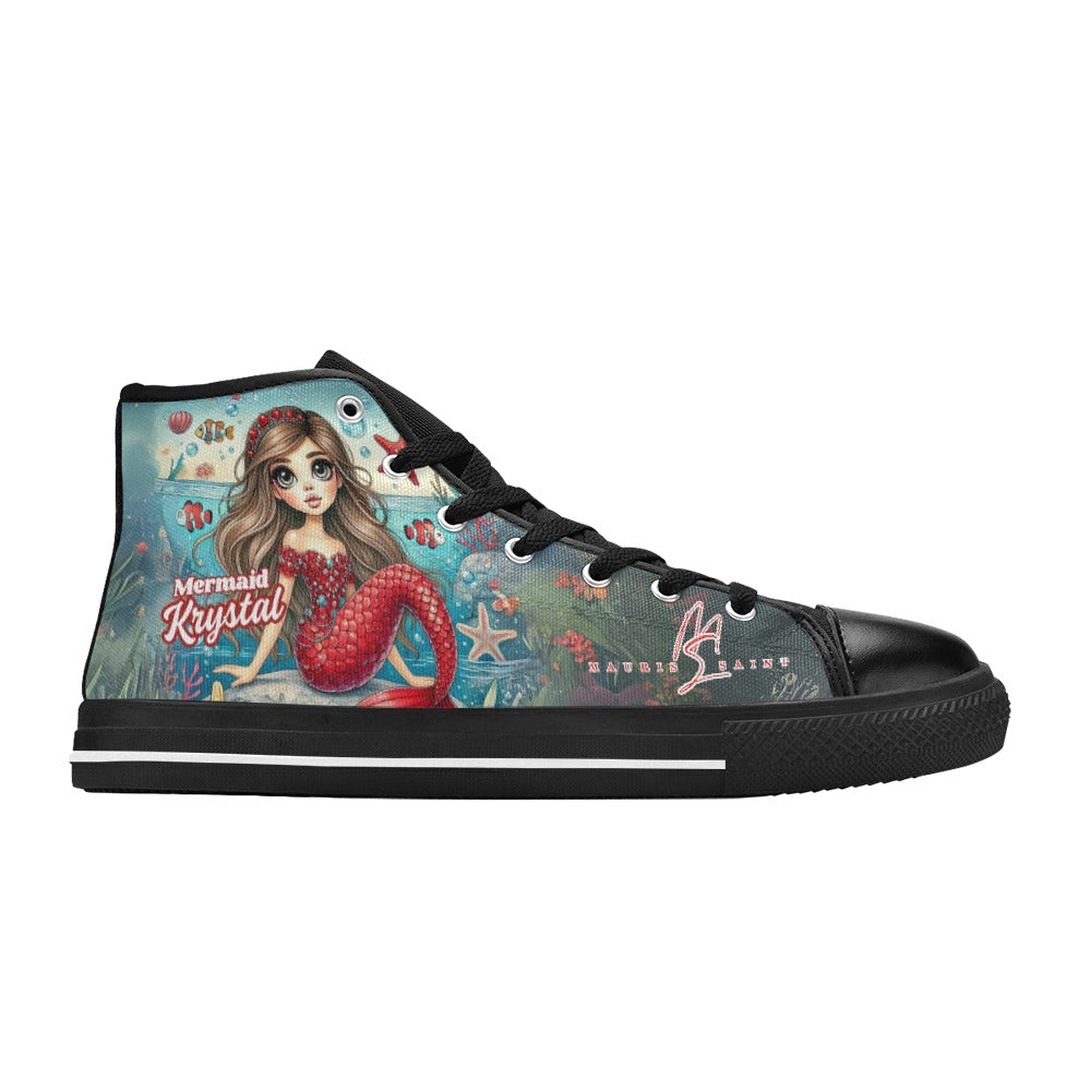MAURISSAINT MERMAID KRYSTAL - HIGH TOP KIDS' SHOES ⭐⭐⭐⭐⭐