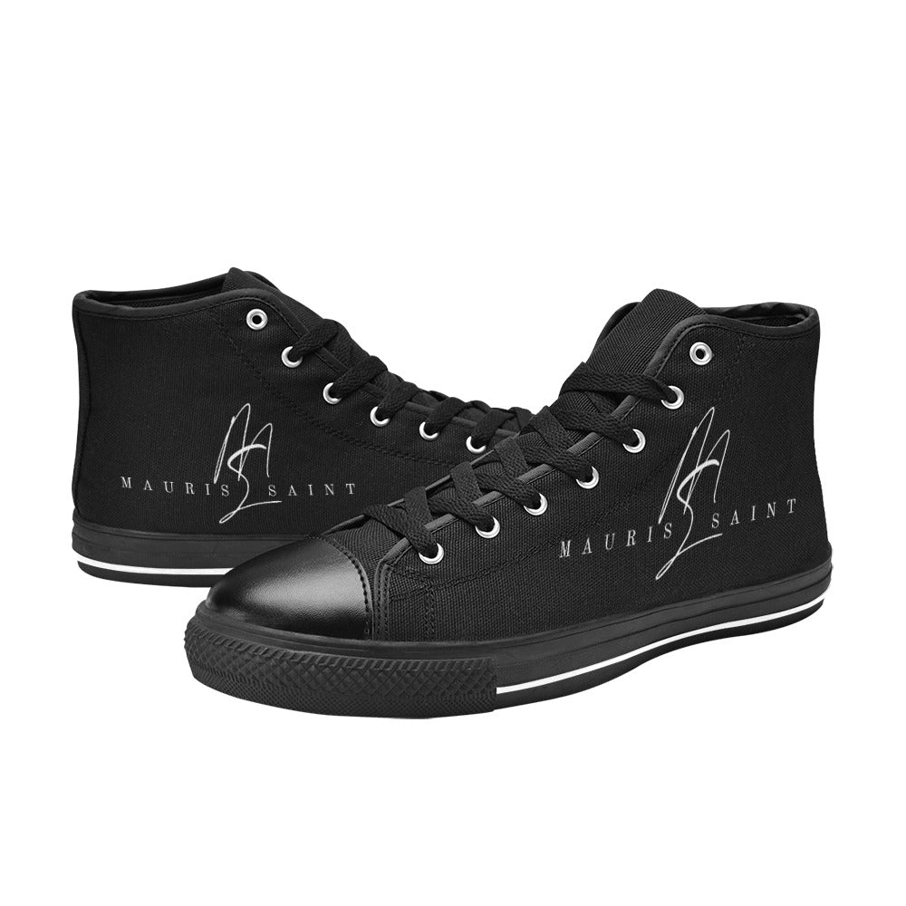 MAURISSAINT BLACK - CANVAS MEN'S SHOES ⭐⭐⭐⭐⭐