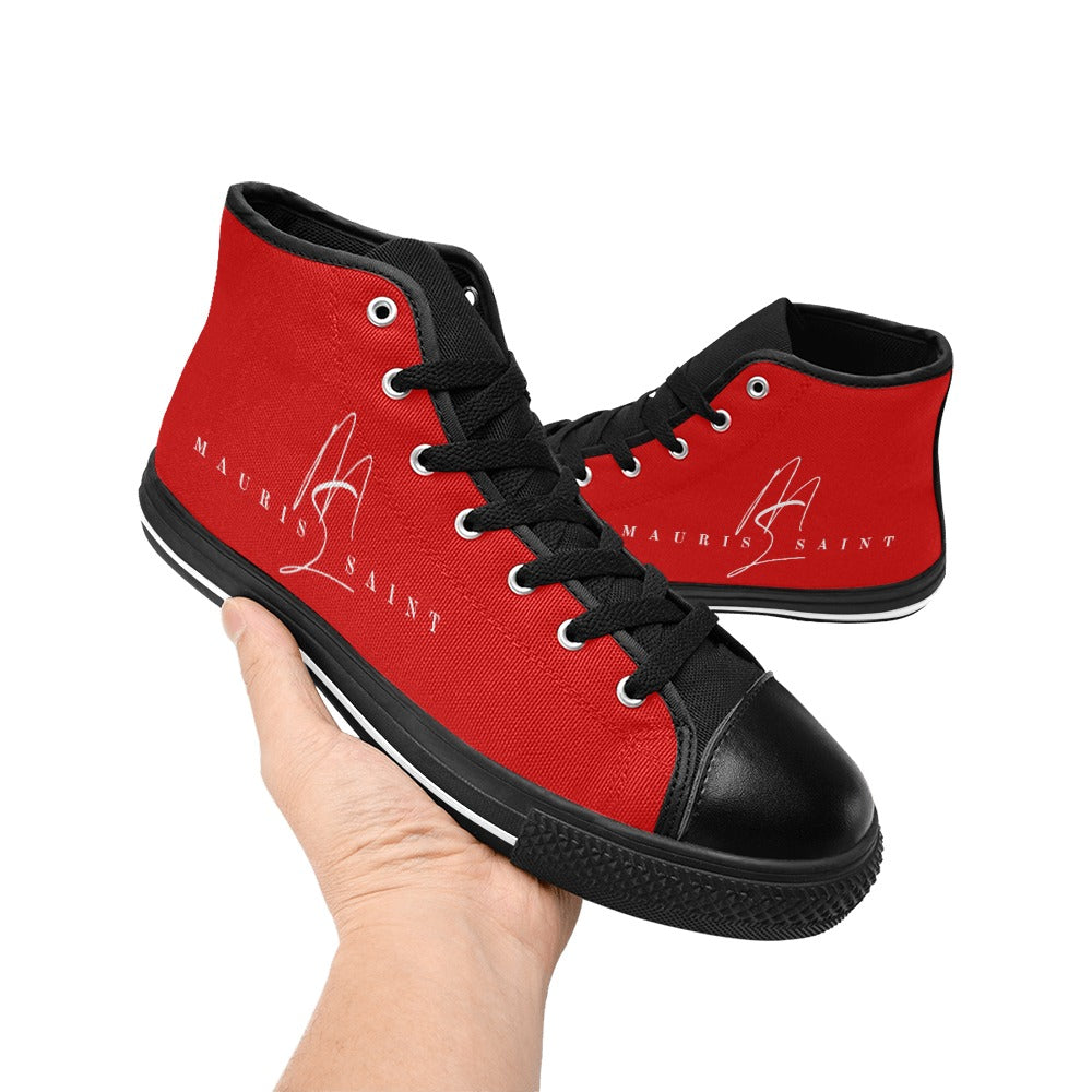 MAURISSAINT RED - CANVAS WOMEN'S SHOES ⭐⭐⭐⭐⭐
