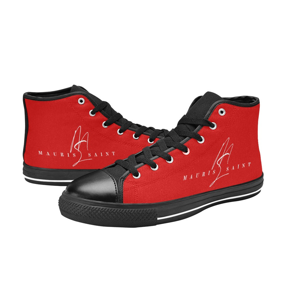 MAURISSAINT RED - CANVAS WOMEN'S SHOES ⭐⭐⭐⭐⭐