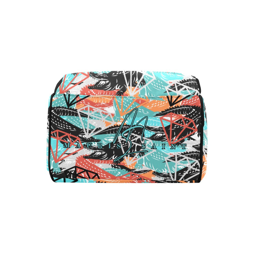 MAURISSAINT 'DIAMOND' - Diamond/Croc Pattern Backpack ⭐⭐⭐⭐⭐