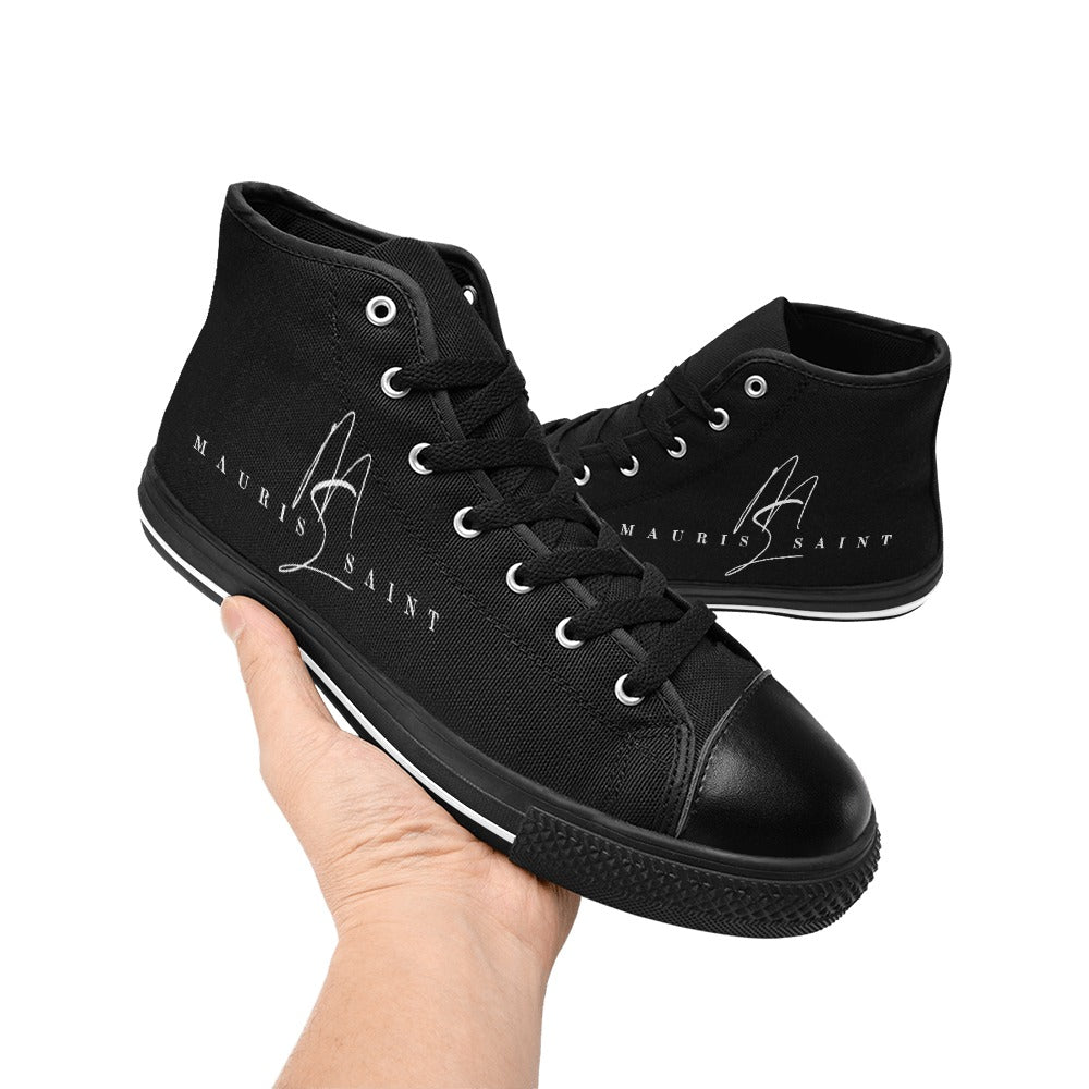 MAURISSAINT BLACK - CANVAS WOMEN'S SHOES ⭐⭐⭐⭐⭐