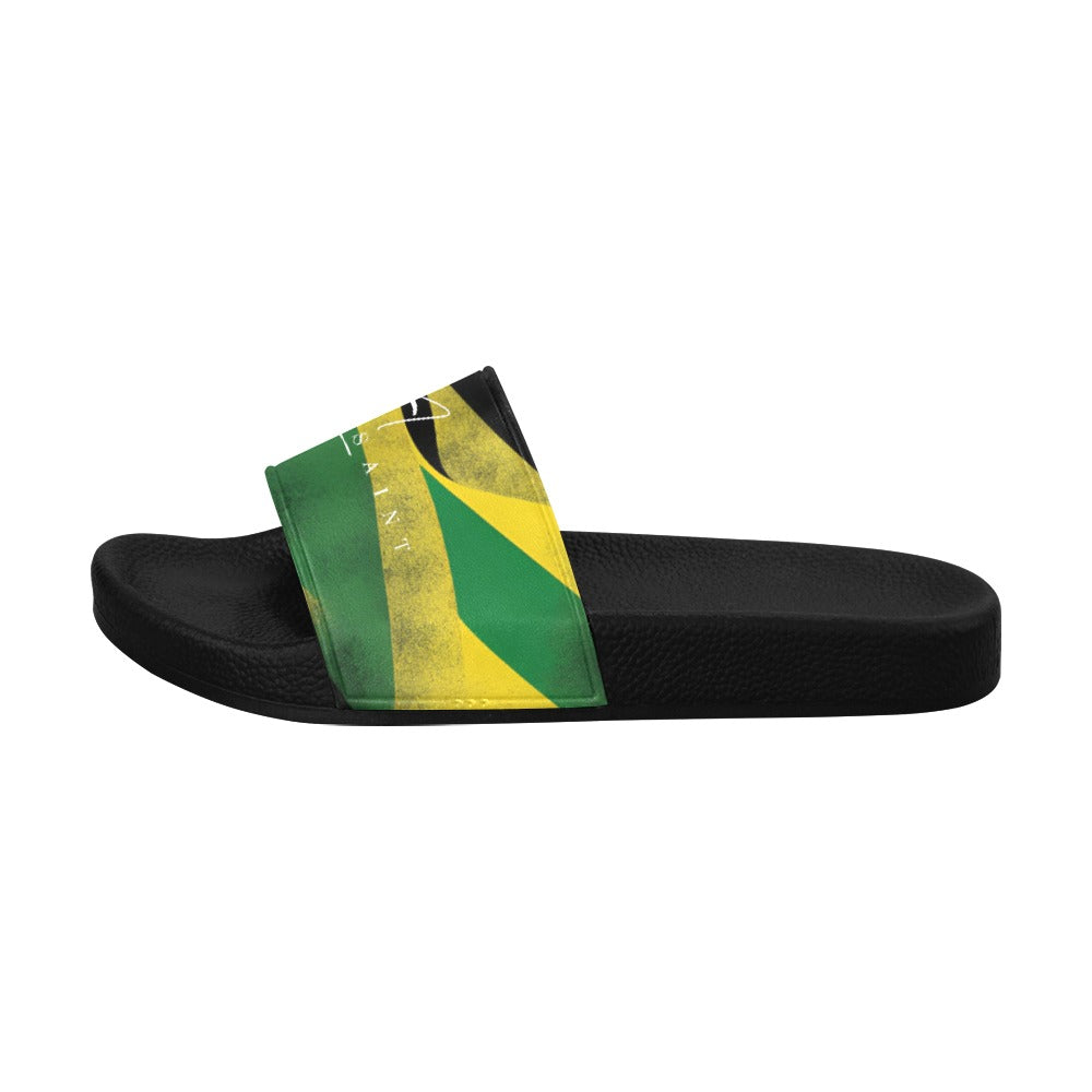 MAURISSAINT JAMAICAN SLIDES SANDALS - MEN ⭐⭐⭐⭐⭐