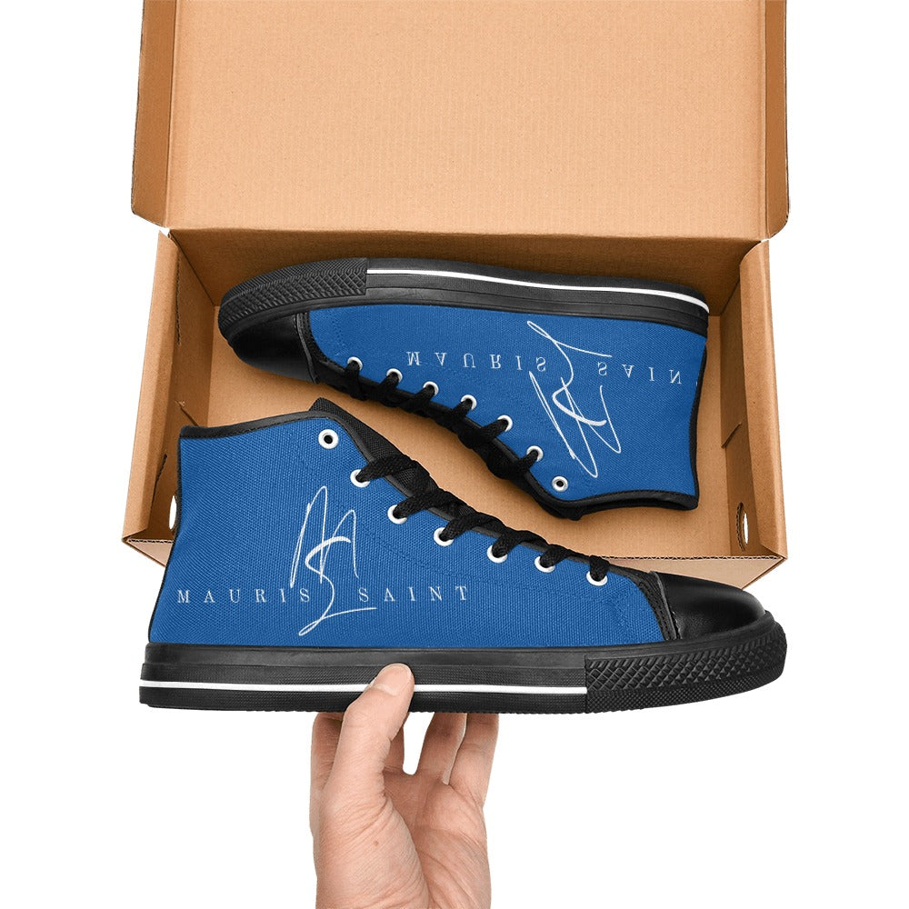 MAURISSAINT BLUE - CANVAS MEN'S SHOES ⭐⭐⭐⭐⭐