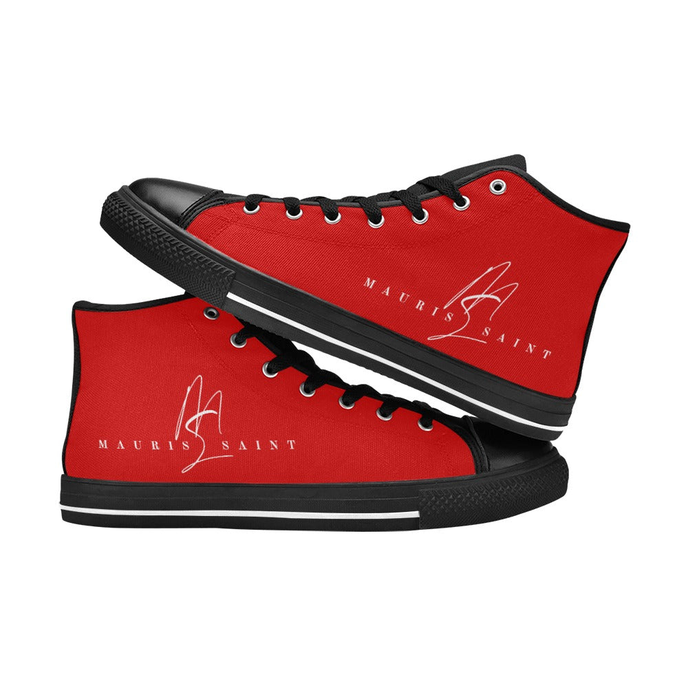 MAURISSAINT RED - CANVAS WOMEN'S SHOES ⭐⭐⭐⭐⭐
