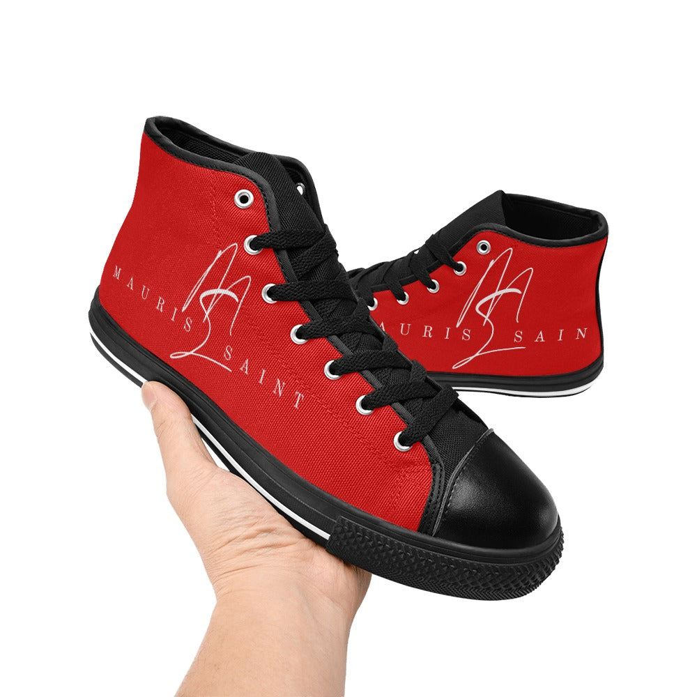 MAURISSAINT RED - CANVAS MEN'S SHOES ⭐⭐⭐⭐⭐