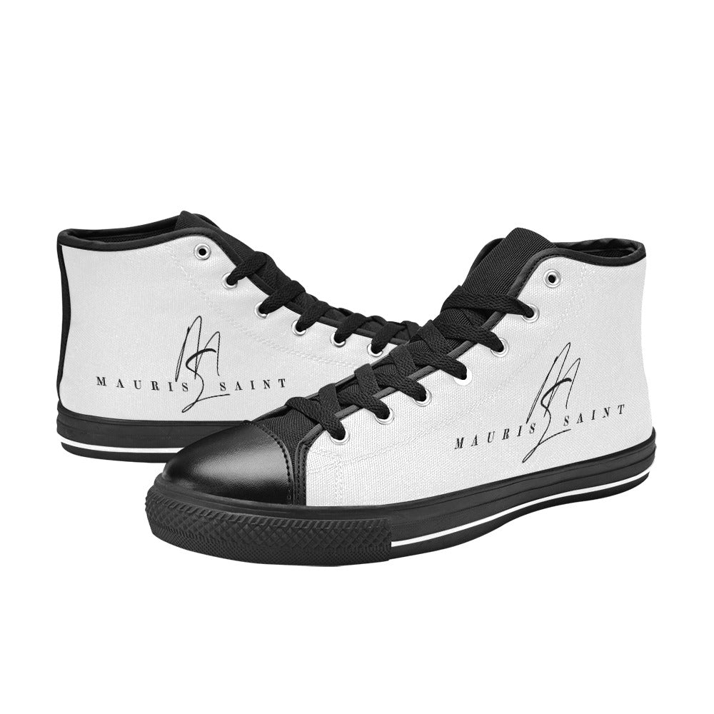 MAURISSAINT WHITE - CANVAS WOMEN'S SHOES ⭐⭐⭐⭐⭐