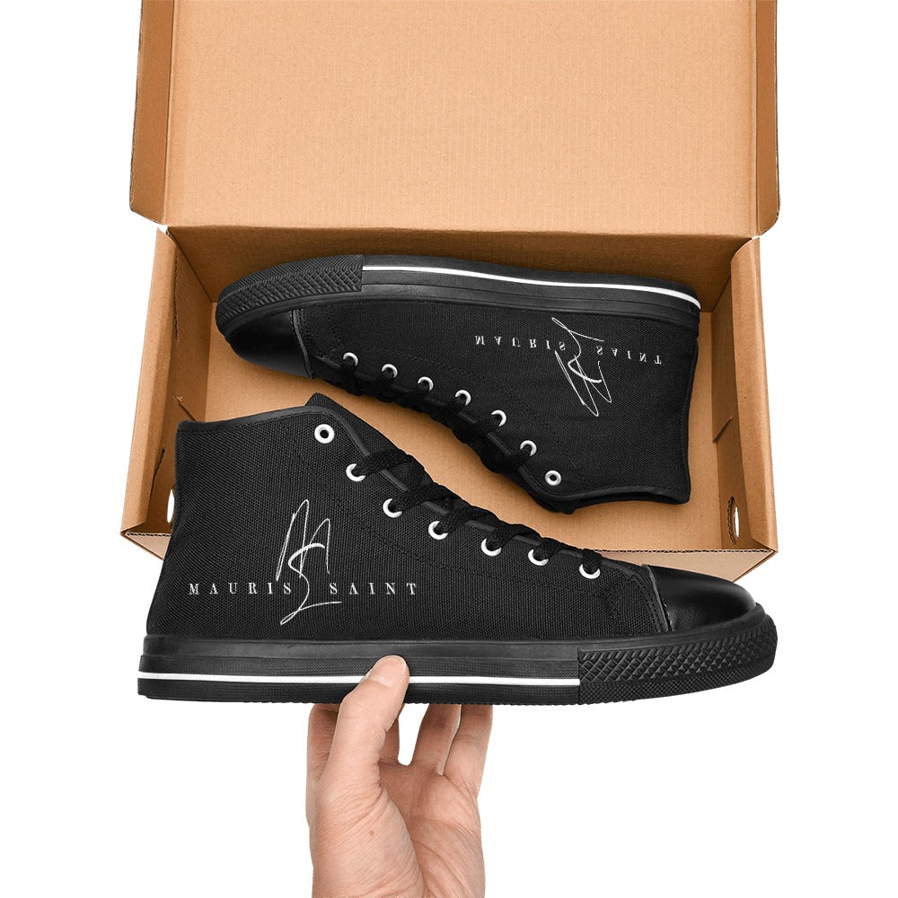 MAURISSAINT BLACK - CANVAS WOMEN'S SHOES ⭐⭐⭐⭐⭐