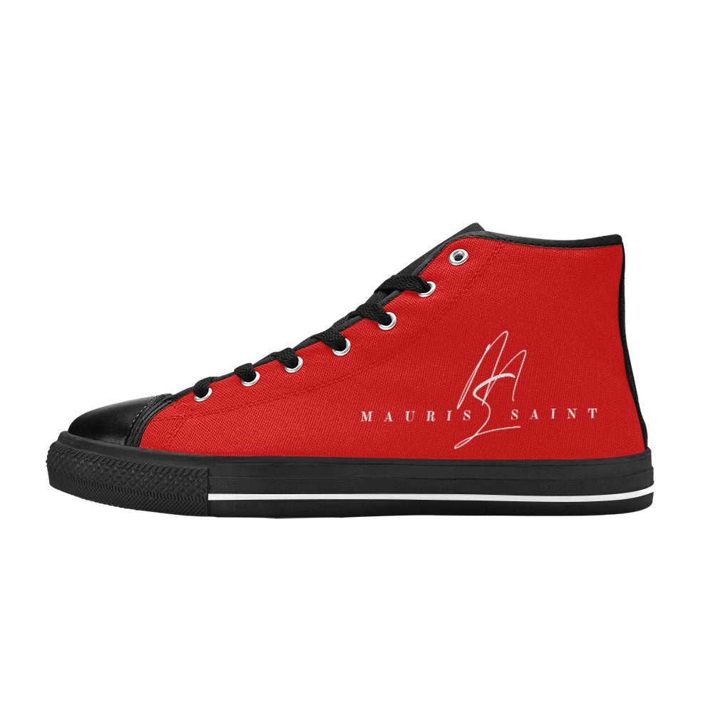 MAURISSAINT RED - CANVAS WOMEN'S SHOES ⭐⭐⭐⭐⭐