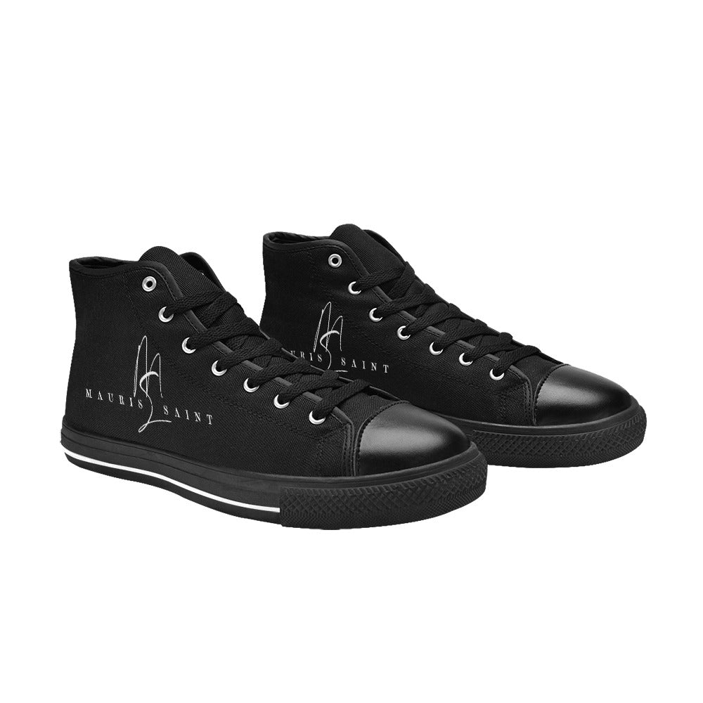 MAURISSAINT BLACK - CANVAS WOMEN'S SHOES ⭐⭐⭐⭐⭐