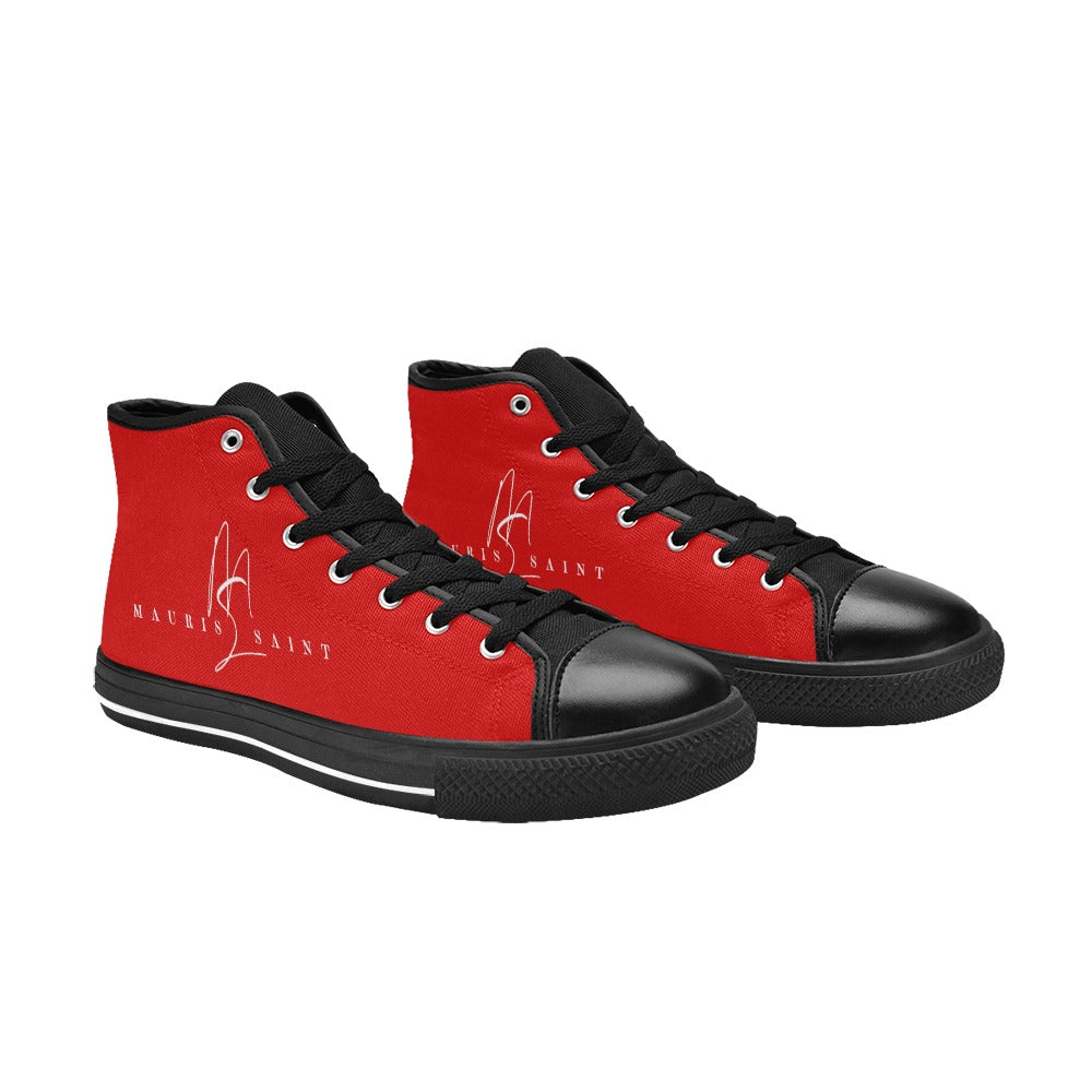 MAURISSAINT RED - CANVAS WOMEN'S SHOES ⭐⭐⭐⭐⭐