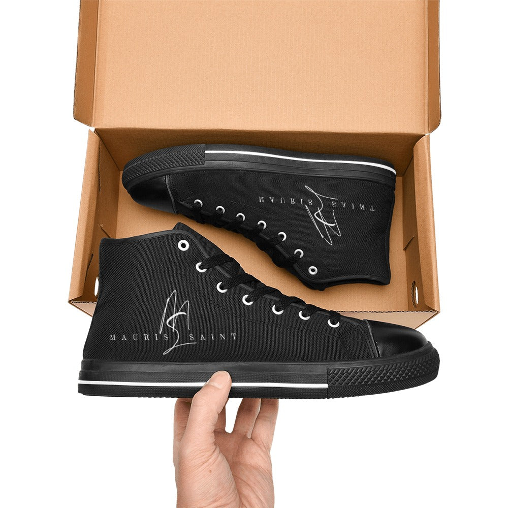 MAURISSAINT BLACK - CANVAS MEN'S SHOES ⭐⭐⭐⭐⭐