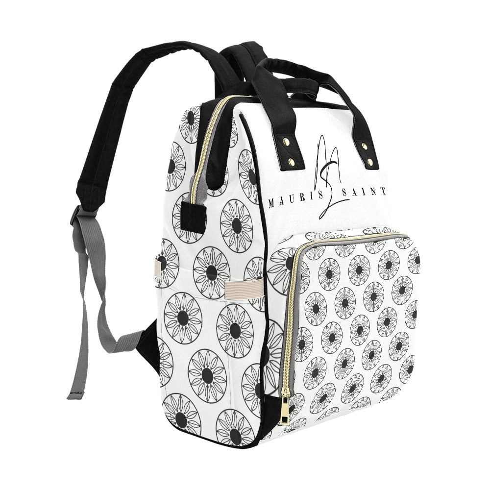 MAURISSAINT - WHITE FLOWER BACKPACK ⭐⭐⭐⭐