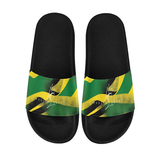 MAURISSAINT JAMAICAN SLIDES SANDALS - MEN ⭐⭐⭐⭐⭐