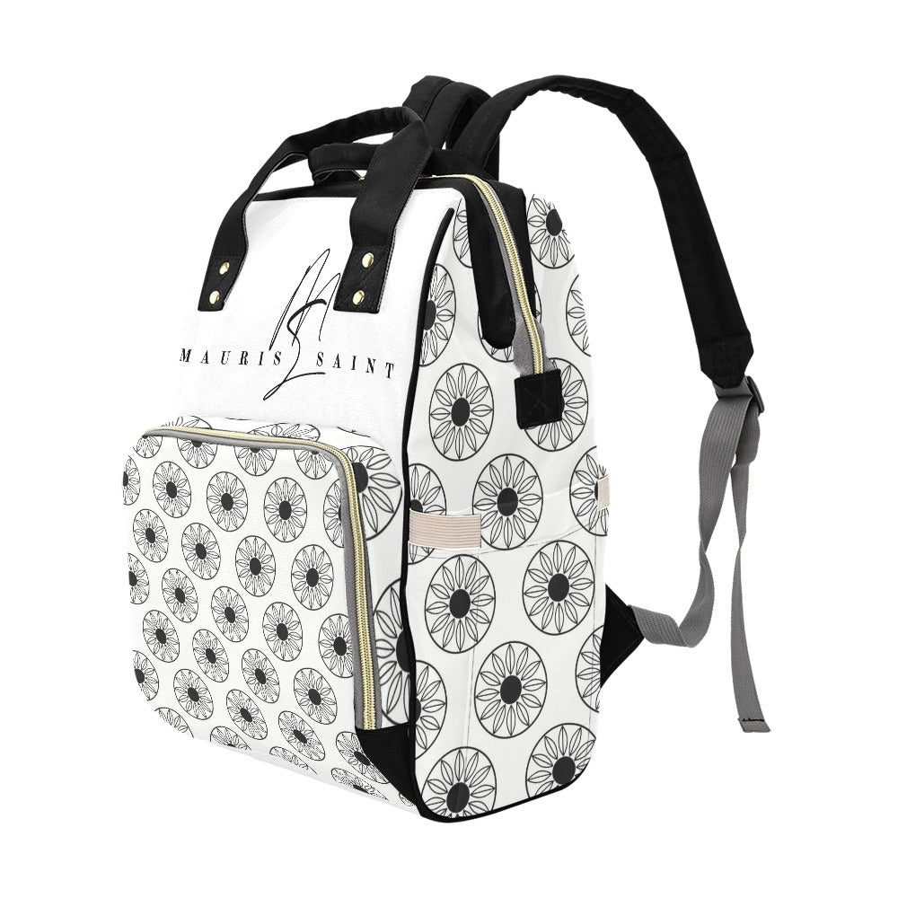 MAURISSAINT - WHITE FLOWER BACKPACK ⭐⭐⭐⭐