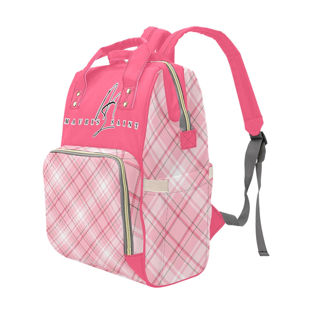 MAURISSAINT PINK CANDY PLAID - BACKPACK ⭐⭐⭐⭐⭐