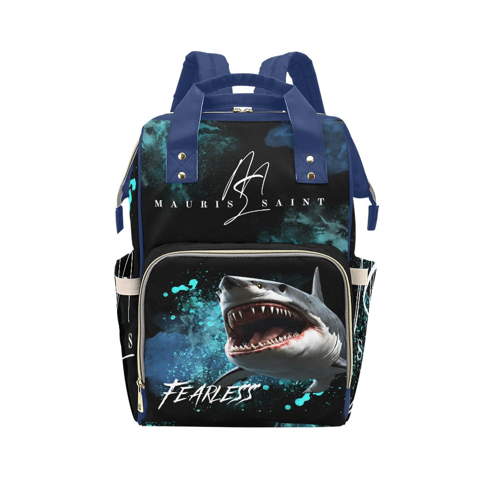 MAURISSAINT - FEARLESS - BLUE HANDLE BACKPACK ⭐⭐⭐⭐⭐