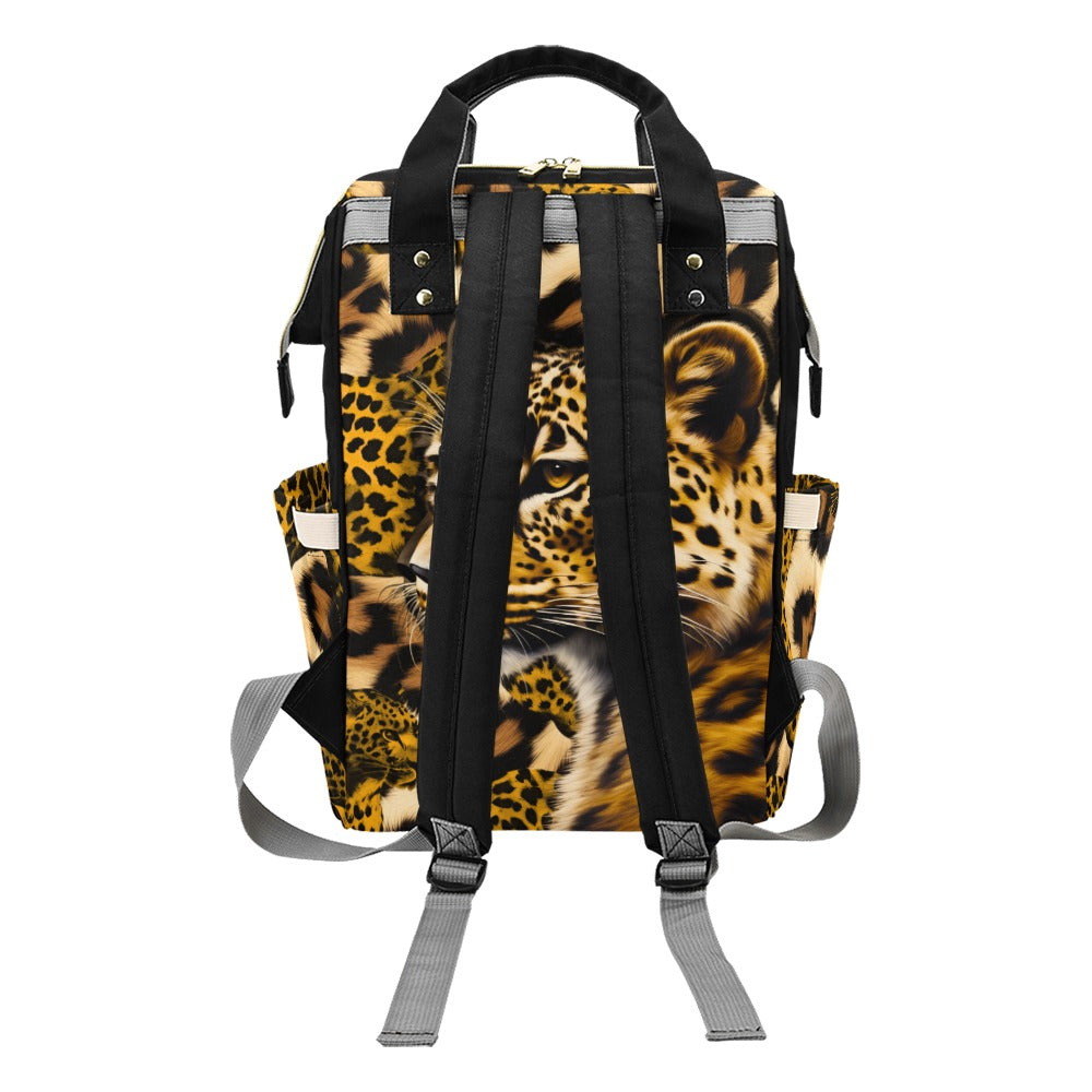 LEOPARD SAFARI I (BLACK)- BACKPACK ⭐⭐⭐⭐⭐