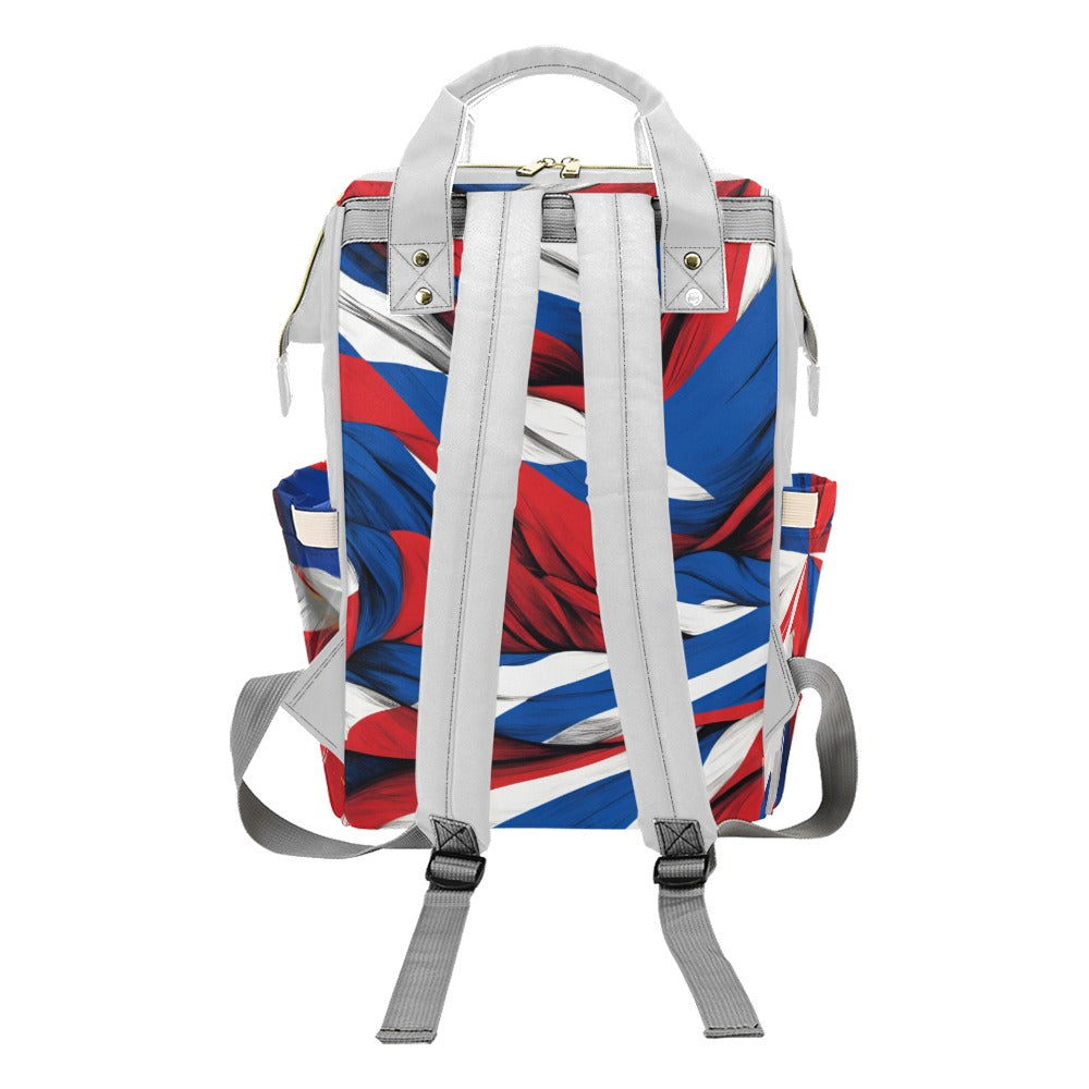 HAITIAN FLAG  - SILVER BACKPACK ⭐⭐⭐⭐⭐