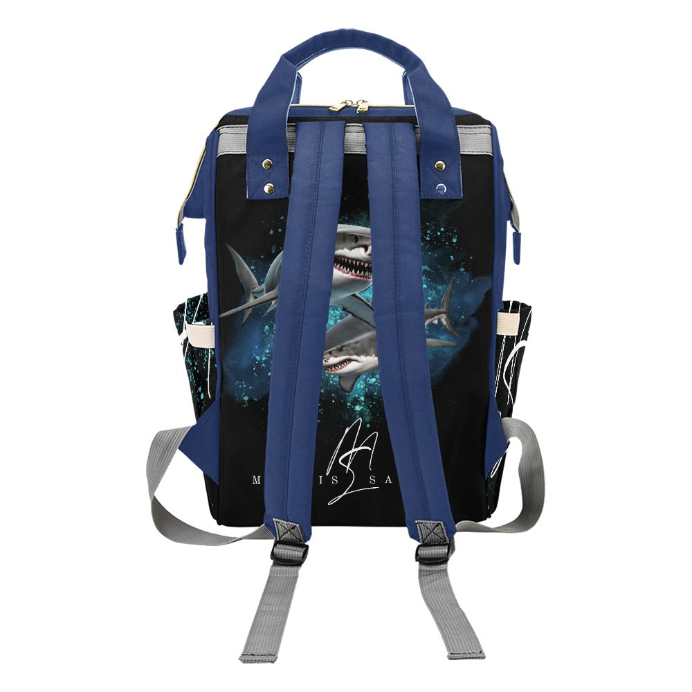 MAURISSAINT - FEARLESS - BLUE HANDLE BACKPACK ⭐⭐⭐⭐⭐