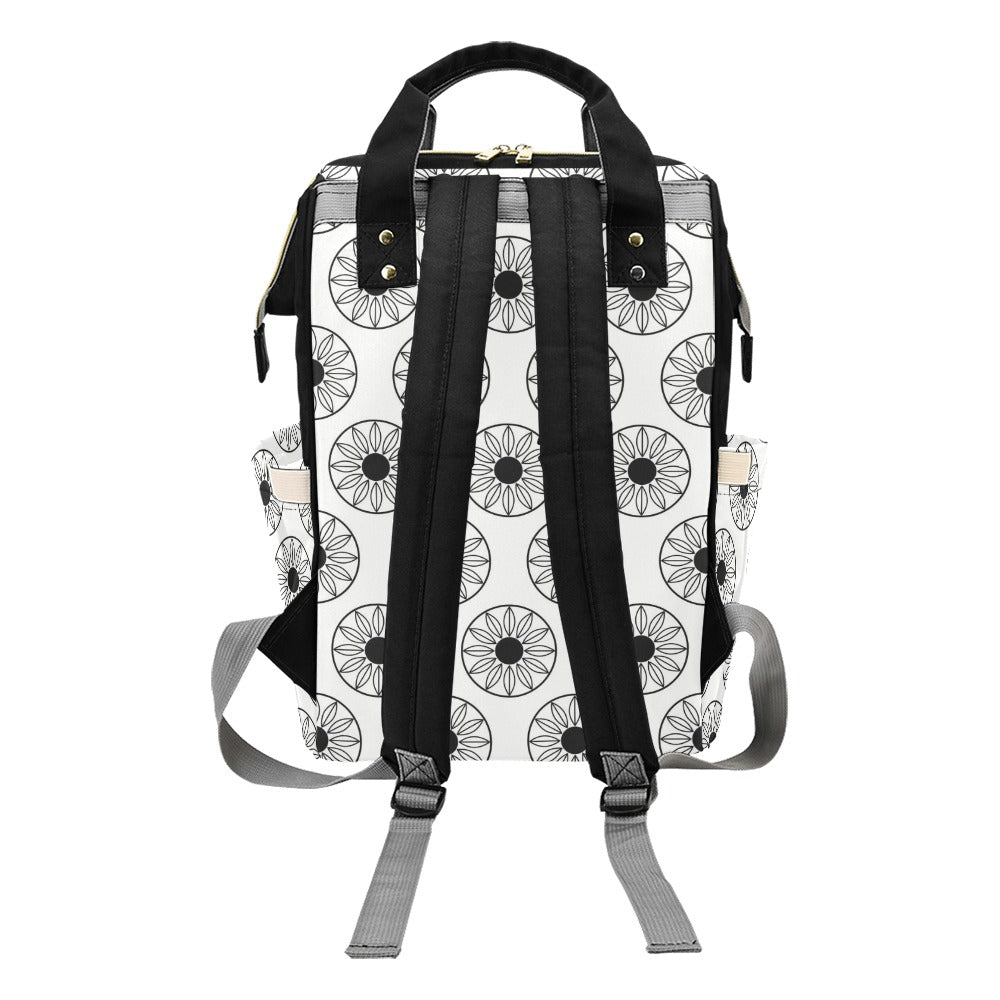 MAURISSAINT - WHITE FLOWER BACKPACK ⭐⭐⭐⭐