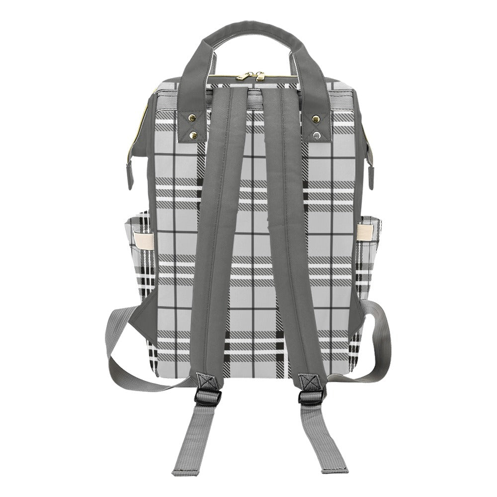 MAURISSAINT GRAY PLAID - BACKPACK ⭐⭐⭐⭐⭐