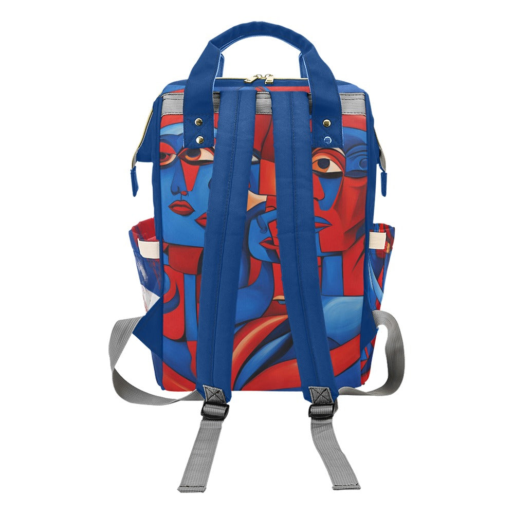 HAITIAN FLAG  - BLUE BACKPACK ⭐⭐⭐⭐⭐