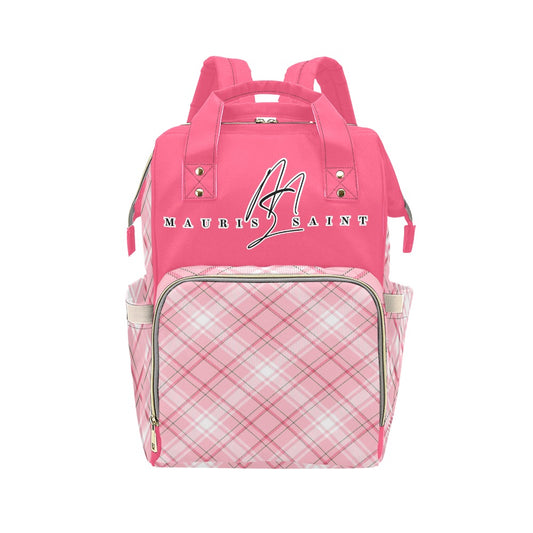 MAURISSAINT PINK CANDY PLAID - BACKPACK ⭐⭐⭐⭐⭐