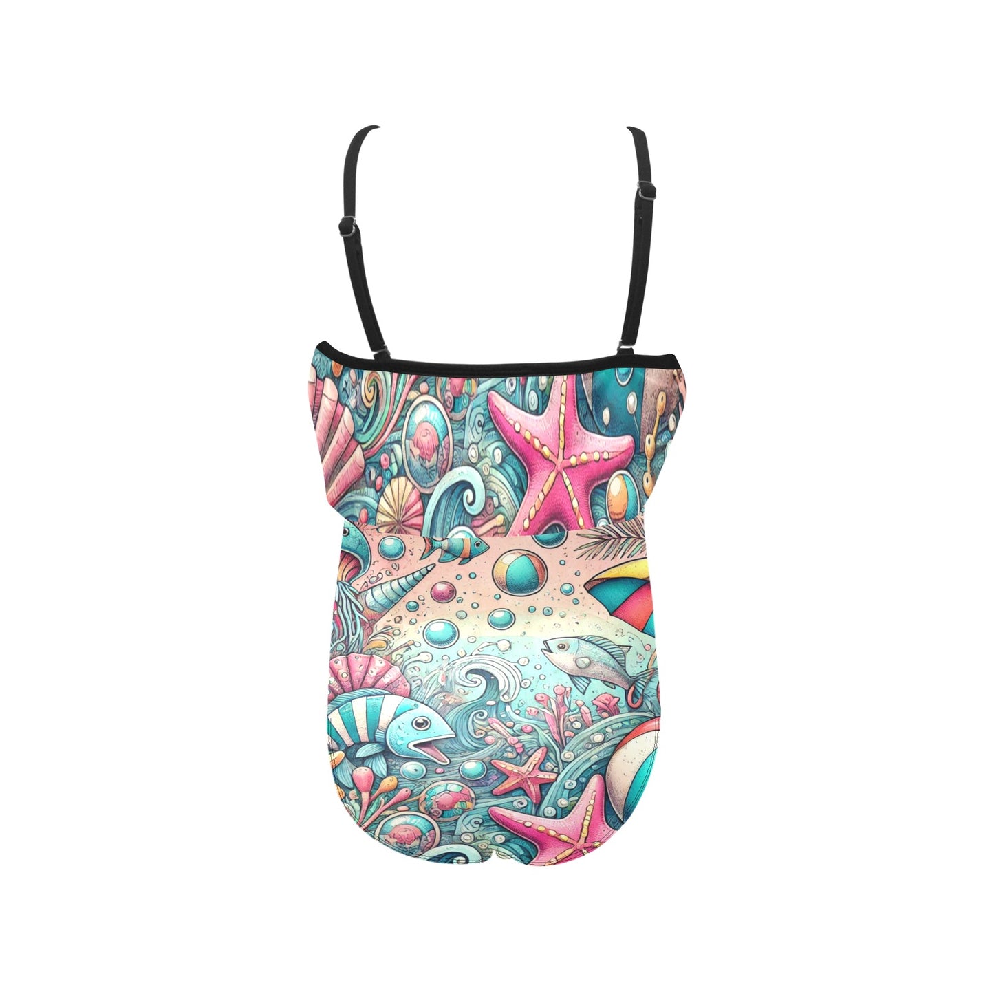 Mermaid Krystal's Special Edition 1 – Girls, Spaghetti Straps, Ruffle Swimsuit ⭐⭐⭐⭐⭐