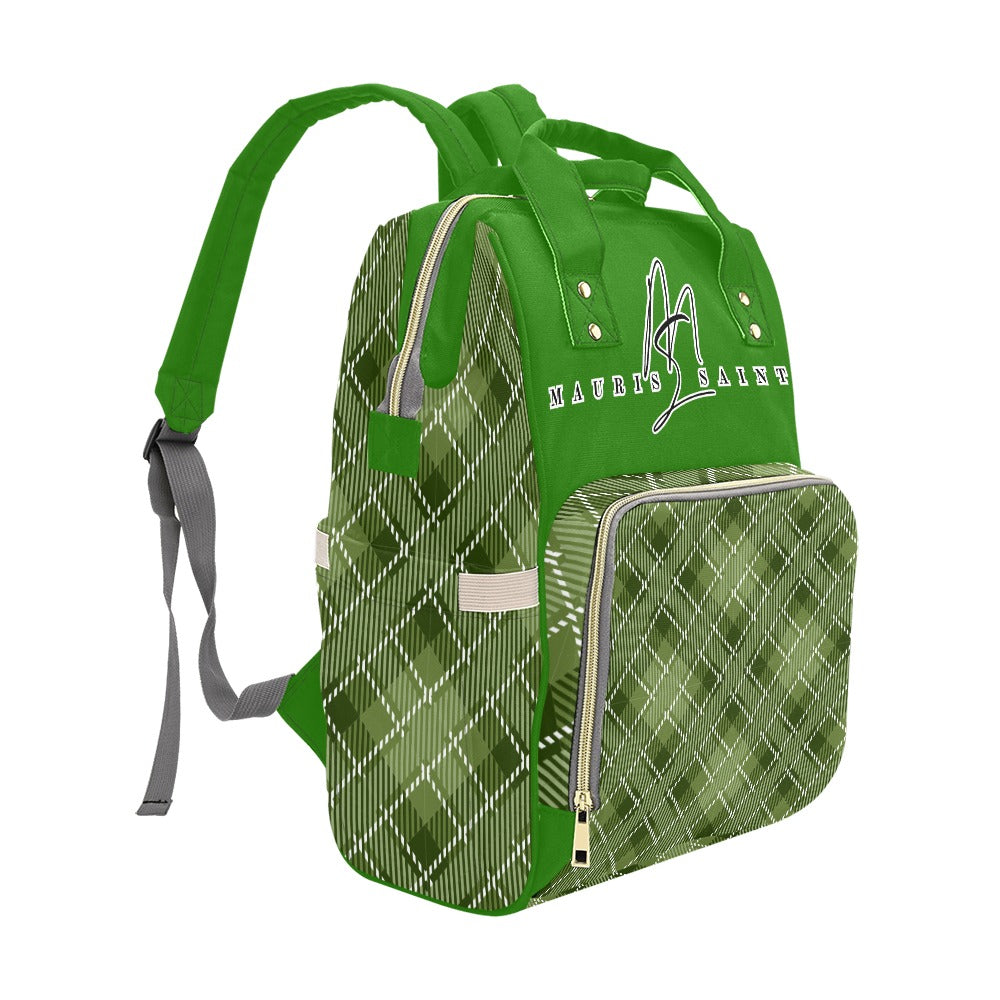 GREEN DIAMOND PLAID - BACKPACK ⭐⭐⭐⭐⭐