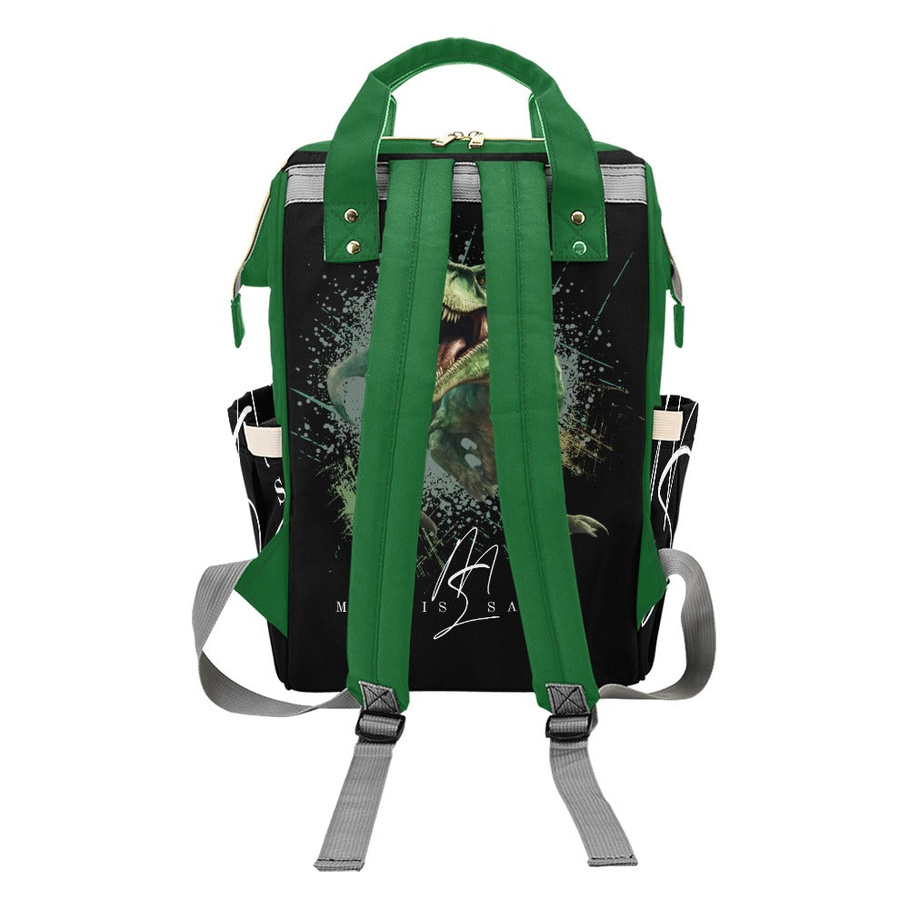 MAURISSAINT - DOMINATION - GREEN HANDLE BACKPACK ⭐⭐⭐⭐⭐