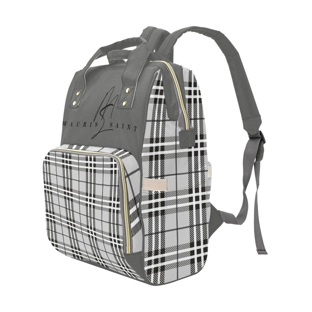 MAURISSAINT GRAY PLAID - BACKPACK ⭐⭐⭐⭐⭐