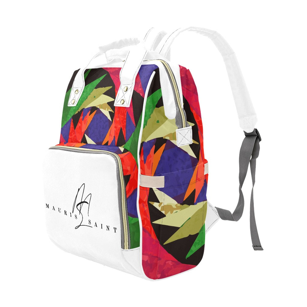 MAURISSAINT WHITE TROPICAL - BACKPACK ⭐⭐⭐⭐⭐