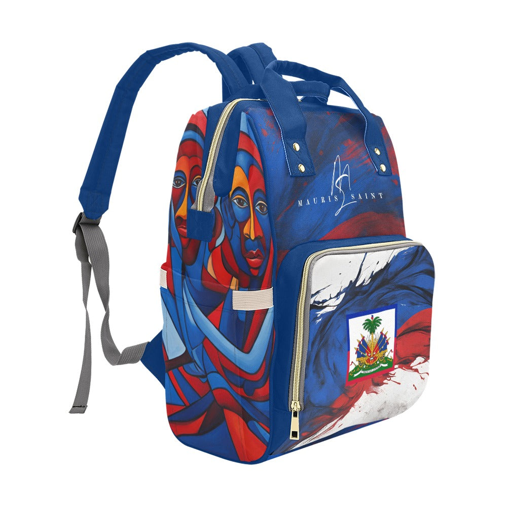 HAITIAN FLAG  - BLUE BACKPACK ⭐⭐⭐⭐⭐