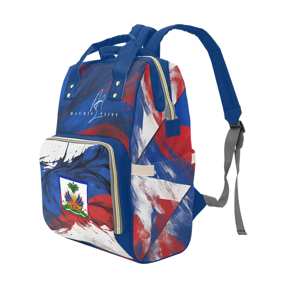 HAITIAN FLAG  - BLUE BACKPACK ⭐⭐⭐⭐⭐