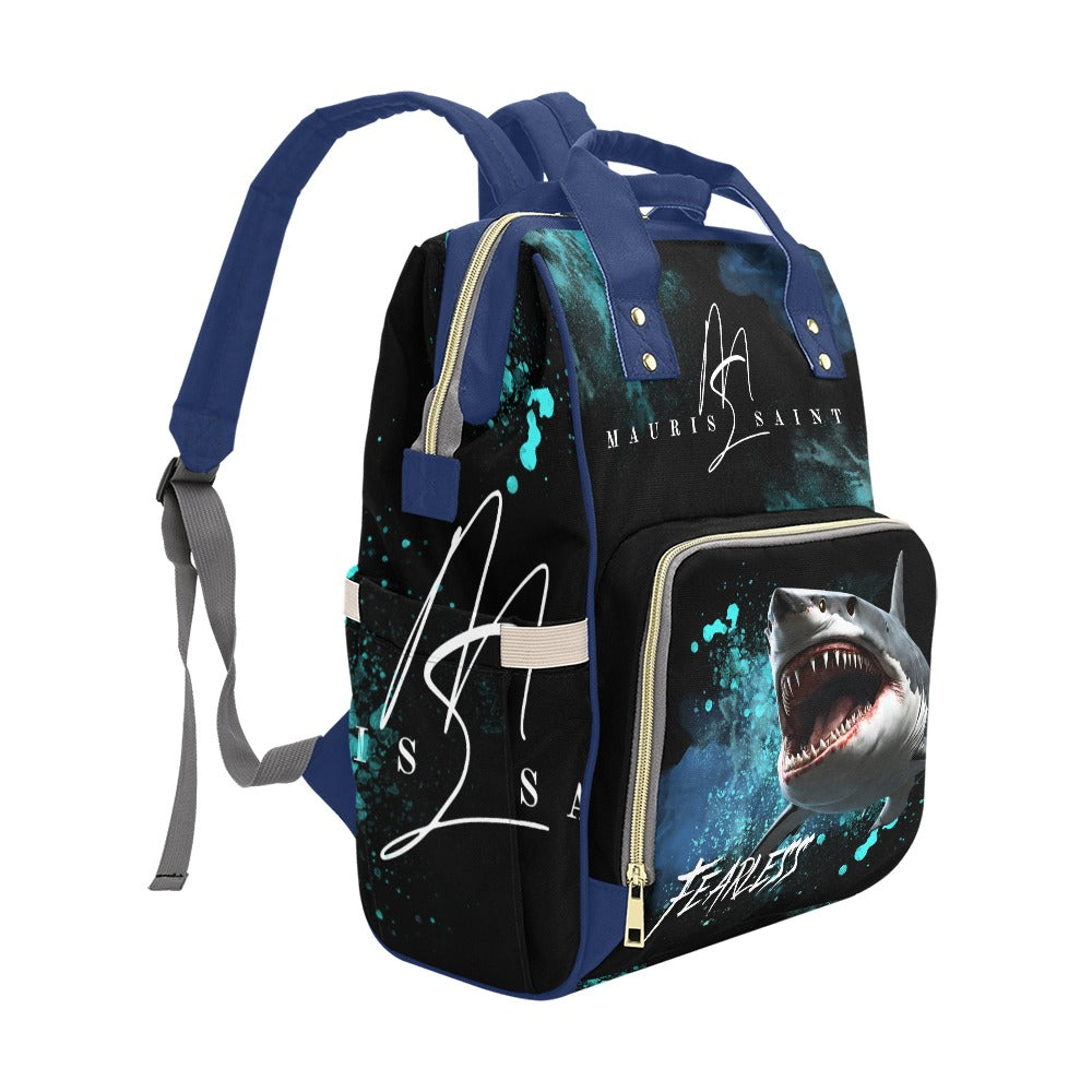 MAURISSAINT - FEARLESS - BLUE HANDLE BACKPACK ⭐⭐⭐⭐⭐