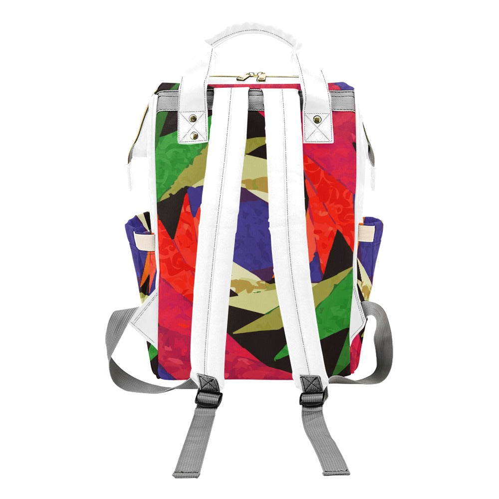 MAURISSAINT WHITE TROPICAL - BACKPACK ⭐⭐⭐⭐⭐