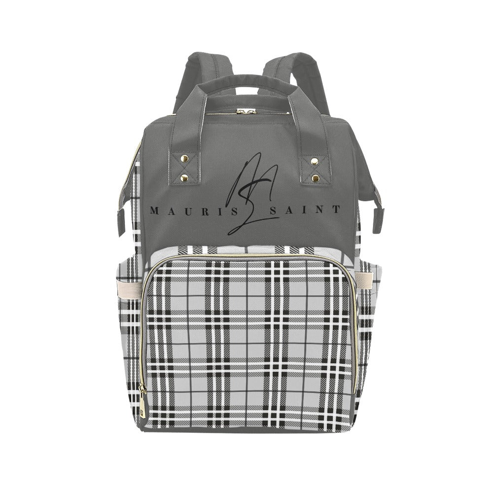 MAURISSAINT GRAY PLAID - BACKPACK ⭐⭐⭐⭐⭐